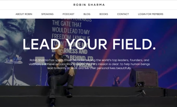design squarespace motivational speaker website keynote speaker coach website