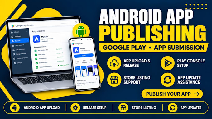 publish and summit your android app to google play store