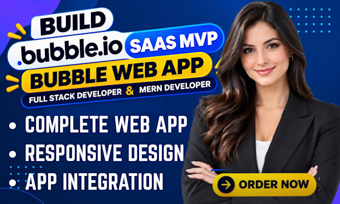 build no code bubble io saas mvp bubble web app bubble mvp saas developer app