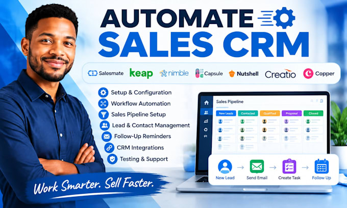 automate salesmate keap nimble capsule nutshell creatio and copper CRM