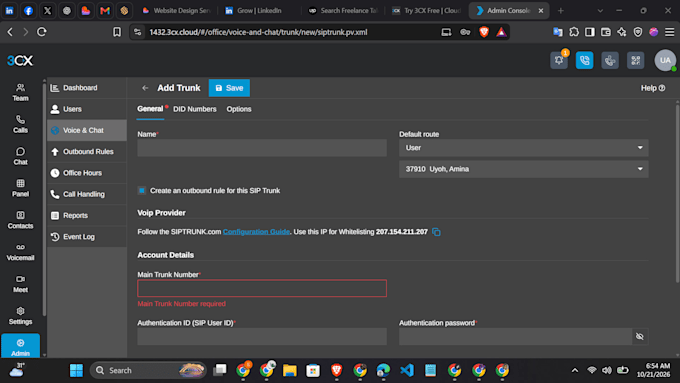 setup vicidial ringcentral 3cx freeswitch grandstream freepbx voip nextiva anveo