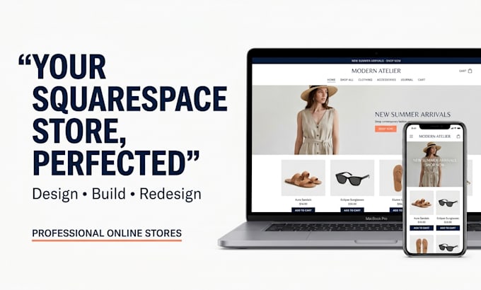 build squarespace store redesign squarespace store optimize squarespace store