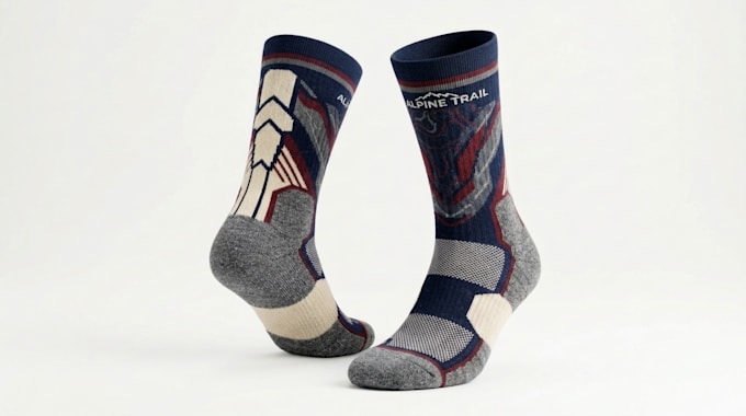 render 3d socks, 3d socks design, 3d socks product design, 3d footwear render