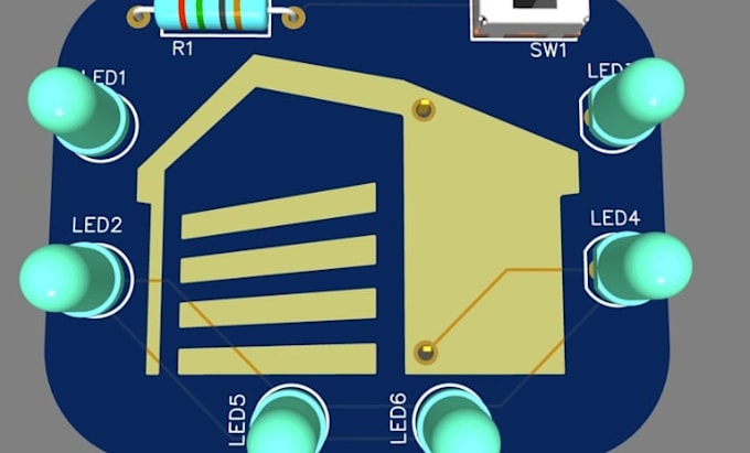 design custom mcpcb aluminium led circuit board and lighting schematic