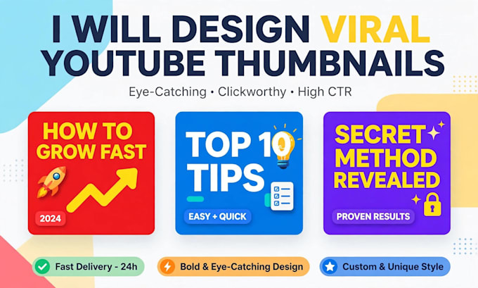 design eyecatching youtube thumbnails that get clicks