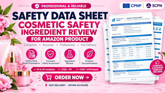 fda mocra cosmetic safety report for your product