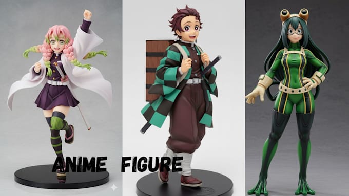 3d print and paint animi figures, custom statues and miniature