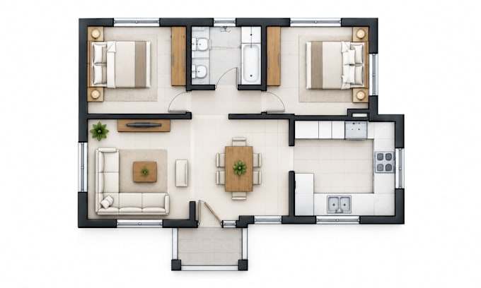 create architectural floor plans, detailed 2d cad drawings and layouts work
