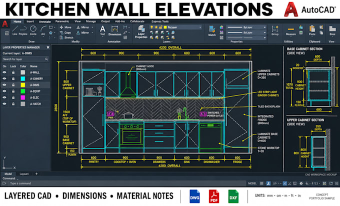 create interior shop drawings and details in autocad