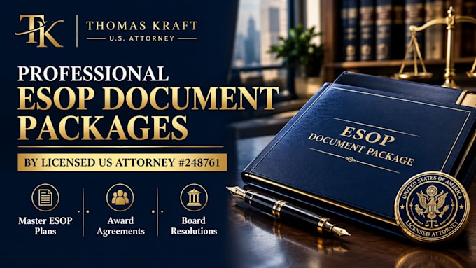 draft an esop and employee equity documentation package