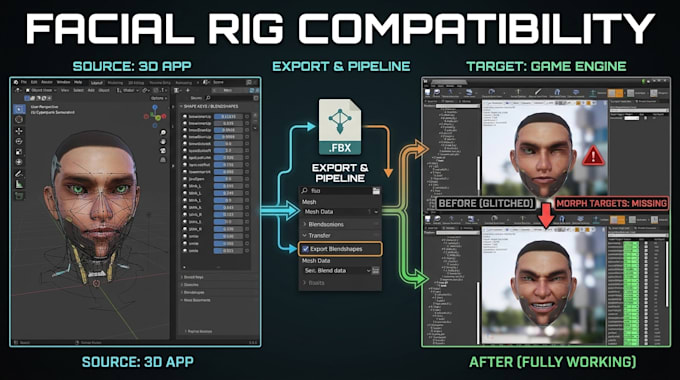 fix mixamo rigging, unity humanoid compatibility, and unreal engine character