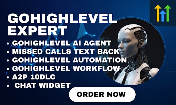 setup gohighlevel ai agent chatbot a2p 10dlc and missed call text back survey