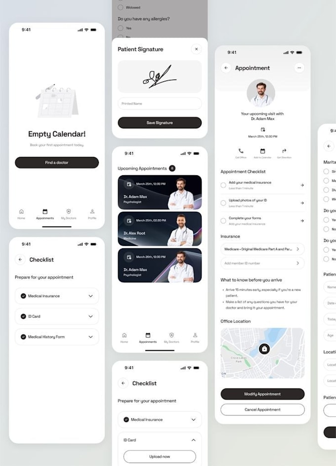 develop a doctor appointment booking and consultation app