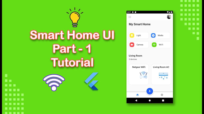 develop a custom iot app with tuya sdk, smart home control with flutter