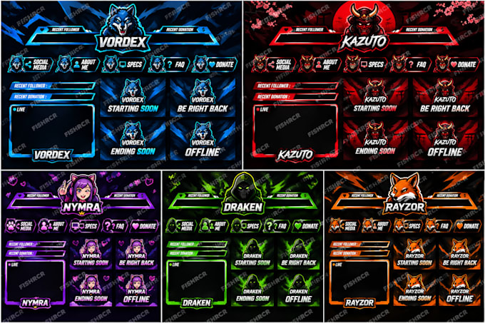 create overlay stream packs