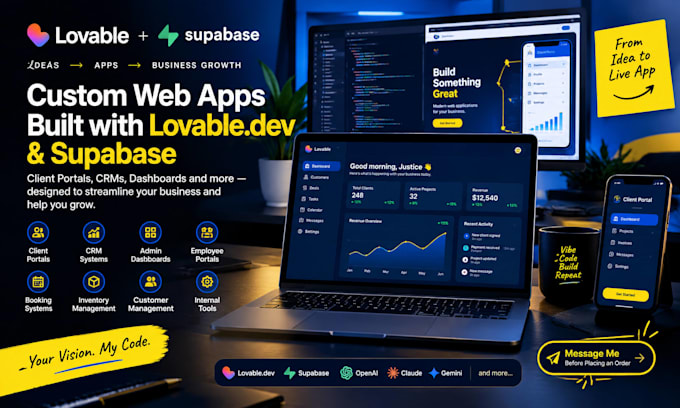 build ai saas mvp, web app, or startup using lovable ai n8n lovable ai lovable