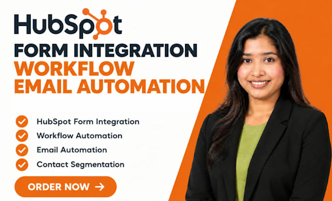 build hubspot form integration workflow email automation contact management
