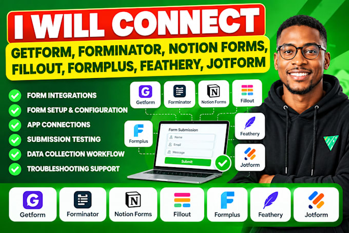 connect getform, forminator, notion forms, fillout, formplus, feathery, jotform