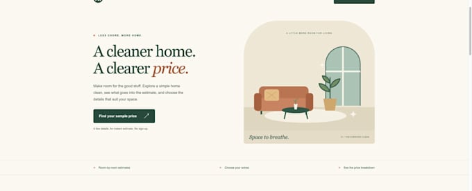 build a responsive landing page with a custom quote calculator