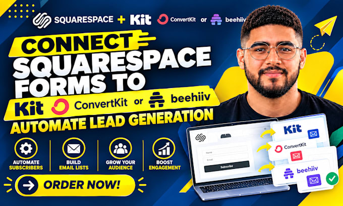 connect squarespace forms to kit convertkit or beehiiv automate lead generation