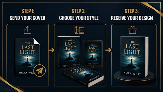 design professional amazon KDP book mockups