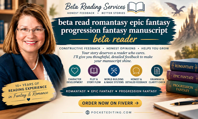 beta read romantasy epic fantasy progression fantasy manuscript beta reader