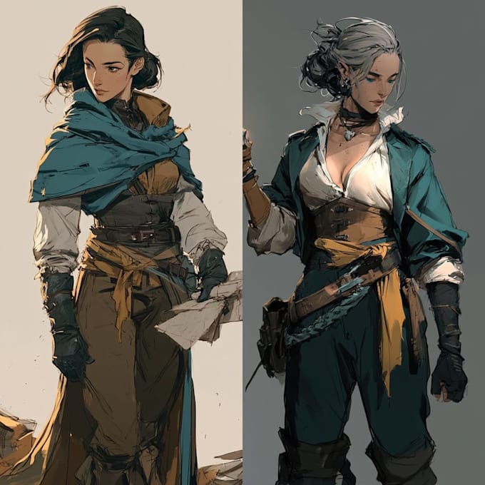 dnd character art and dnd character art
