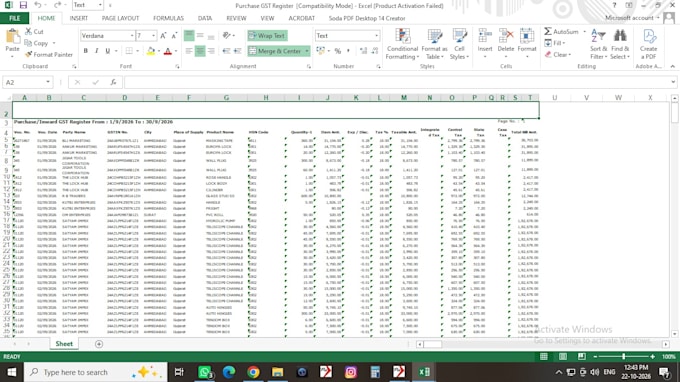 do expert bank statement data entry and excel bookkeeping