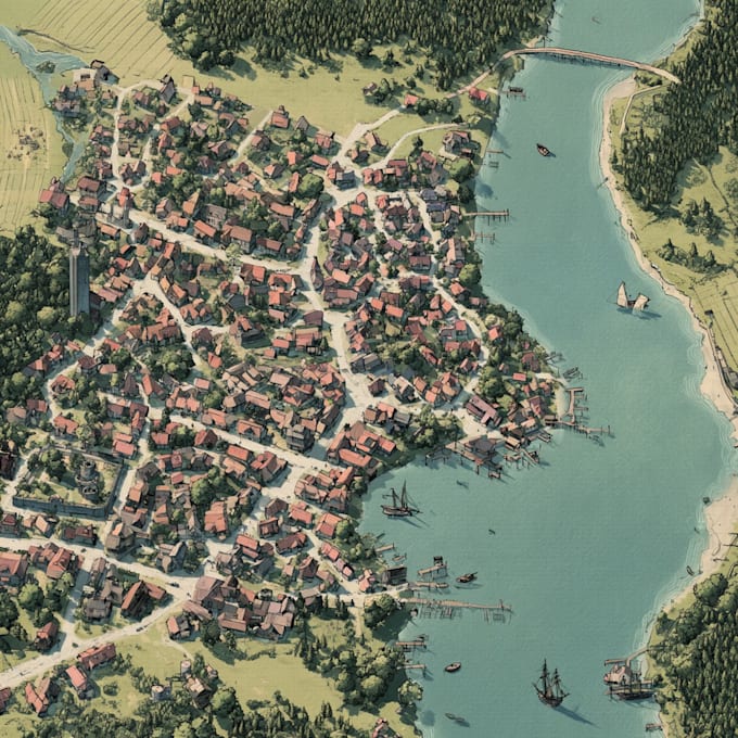 design a custom fantasy map for your dnd campaign