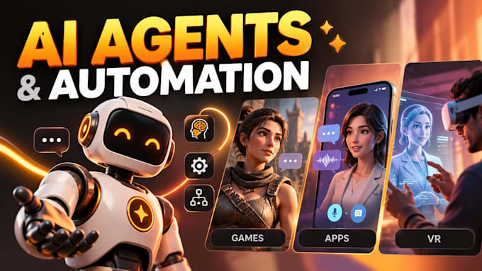 build ai agents and npcs for games, apps and VR