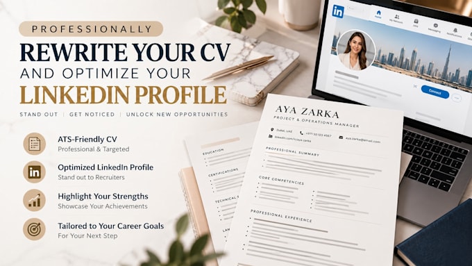 professionally rewrite your ats friendly resume and CV