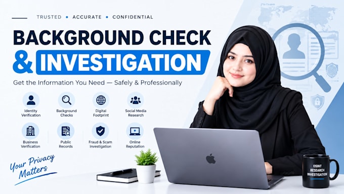do osint background checks and private investigation