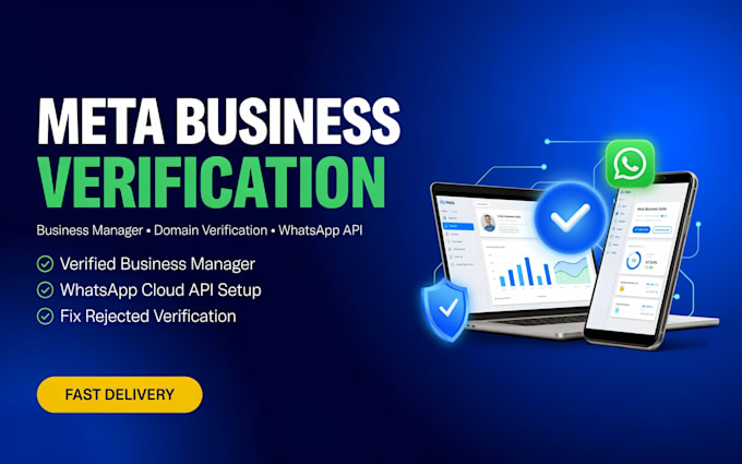 do meta business verification, business manager, whatsapp cloud api setup