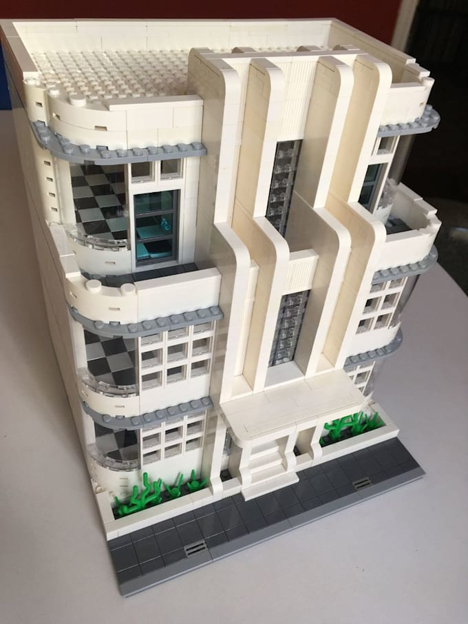 Lego Modular Building Customization Design custom lego house, building, city and architecture moc with ...