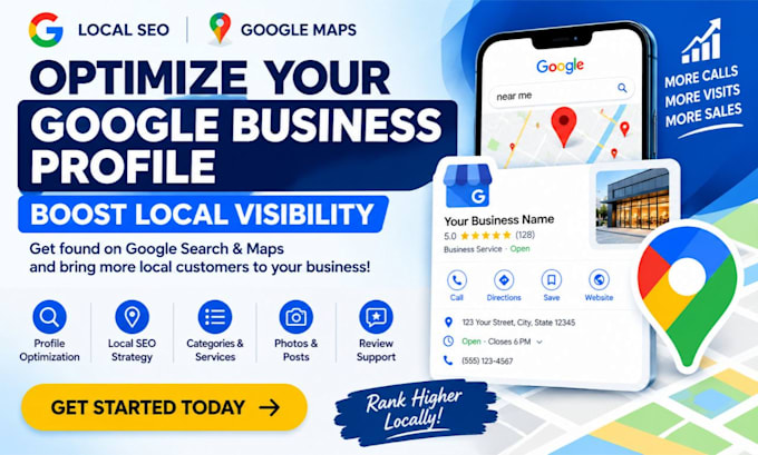 optimize your gmb profile for local SEO, google maps ranking