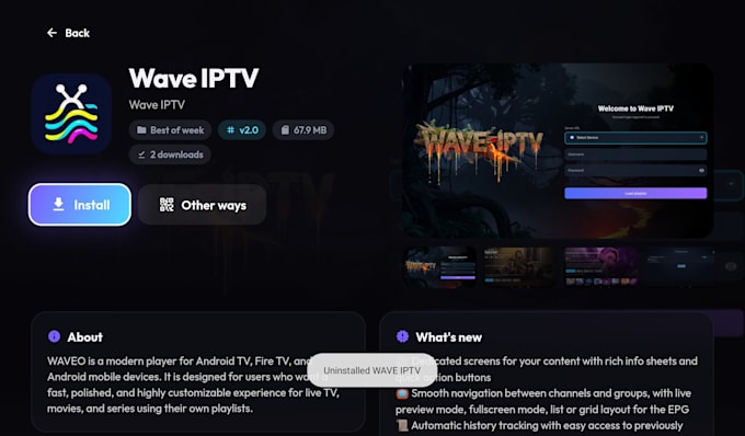 build app store for iptv apps, apk, iptv rebrand