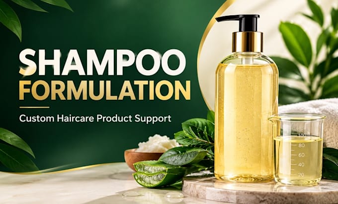 develop custom shampoo and haircare product formulations