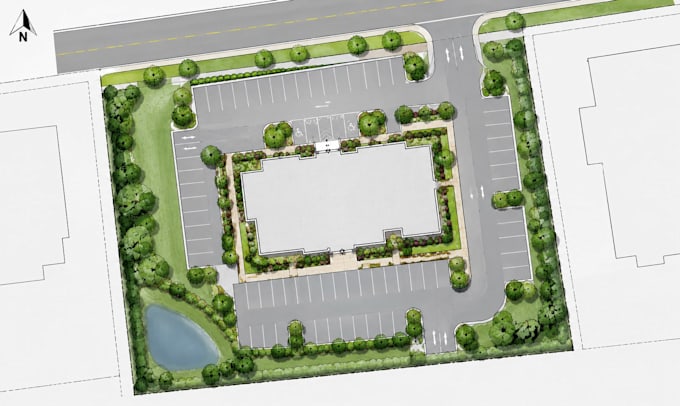 draft site plans for permits, property layouts and construction projects