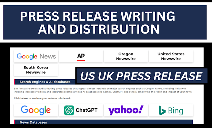 publish press release distribution submit press release distribution US UK PR