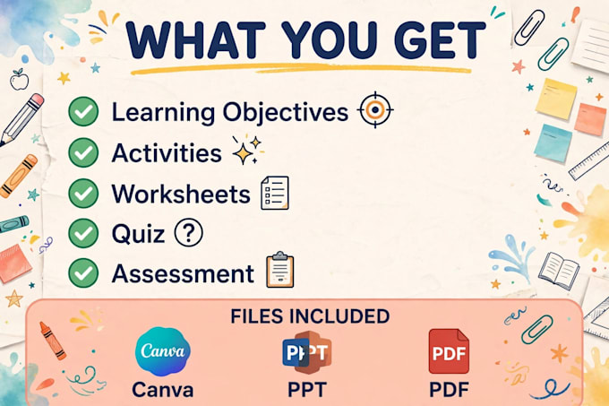 do custom elementary lesson plans with activities and worksheets