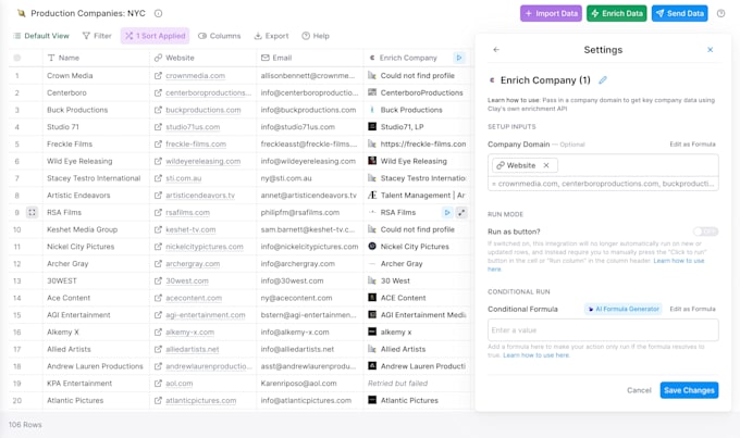 build b2b list for cold email campaigns