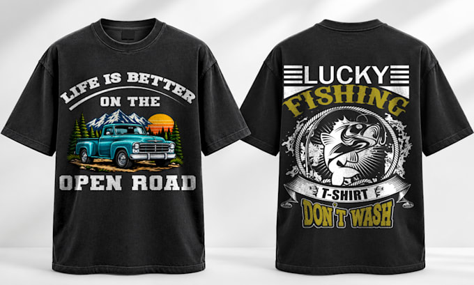 typography and custom t shirt design