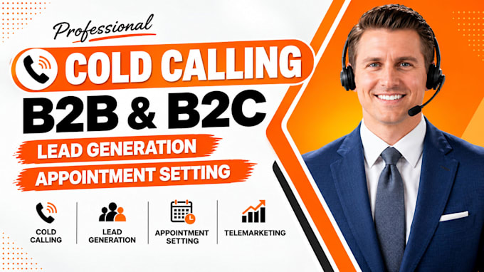 b2b, b2c cold calling real estate, janitorial cold calling, vending machine