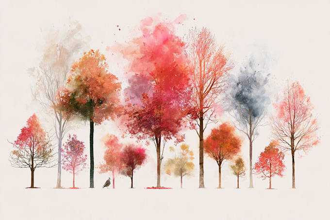 paint a beautiful watercolour illustration