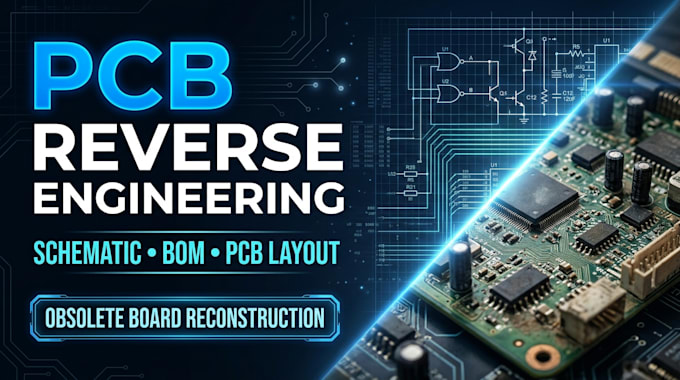 reverse engineer obsolete pcb boards electronic circuits, schematics controllers