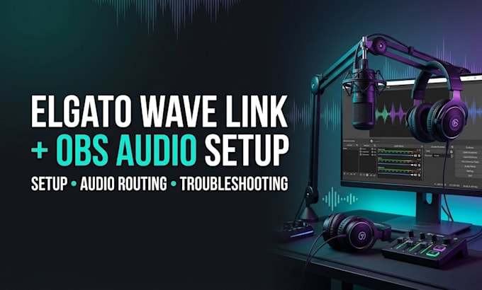 set up elgato wave link with obs audio