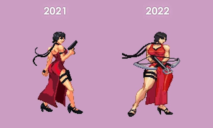 do pixel art character design animation sprite sheet pixel art sprite videogame