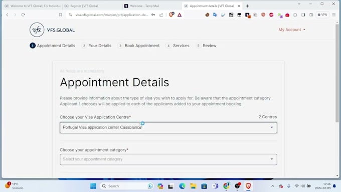 develop booking bot,vfs appointment bot, appointment bot,vfs bot, telegram bot