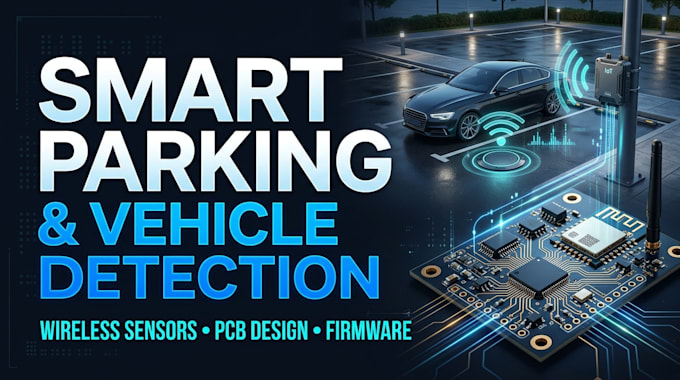 develop wireless vehicle detection sensors, parking devices and custom firmware