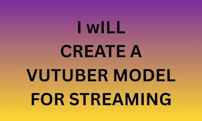 create custom vrchat avatar for warudo, vtuber, streaming